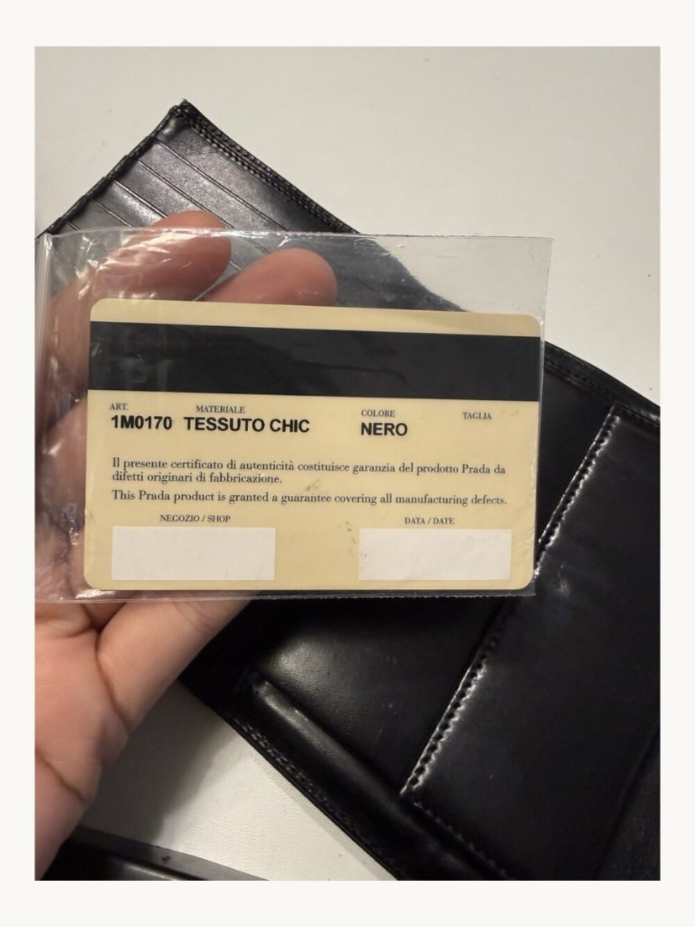 Prada Tessuto Chic Nero Nylon Trifold Wallet - Picture 7 of 11